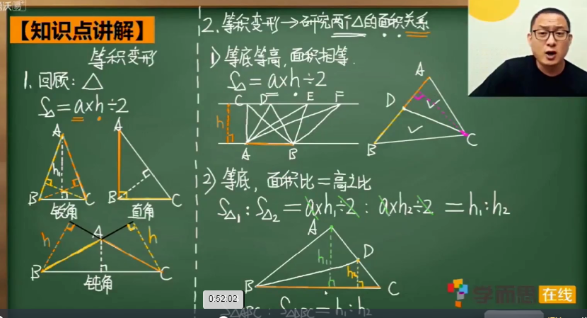 2020學(xué)而思六年級(jí)數(shù)學(xué)暑期培訓(xùn)班03講等高三角形視頻資源免費(fèi)下載